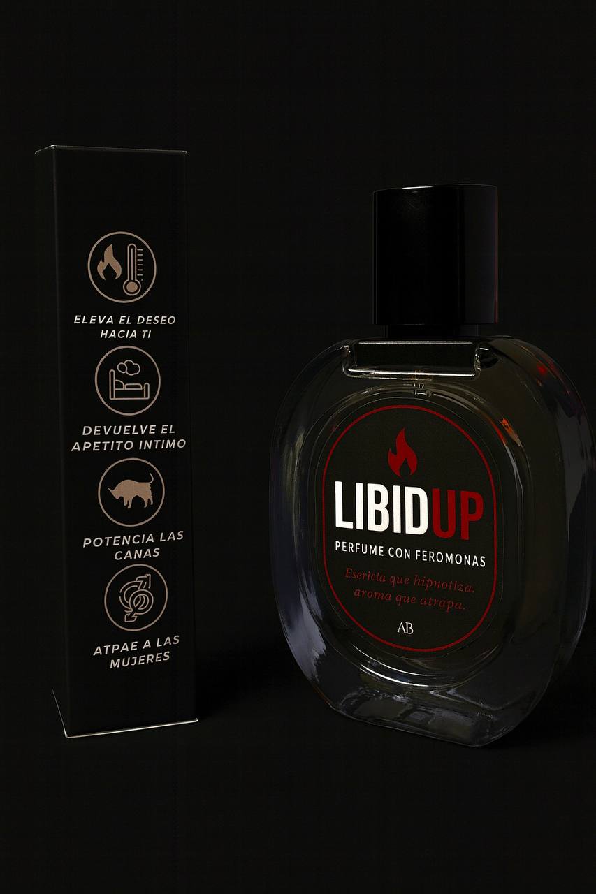 PERFUME CON FEROMONAS LIBIDUP HOMBRES